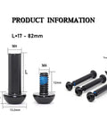 5 Pack Mountain Bike Shock Absorber Screws 17 To 82mm M8 Steel Bolts For Full Suspension Bikes Scooters Roller Skates