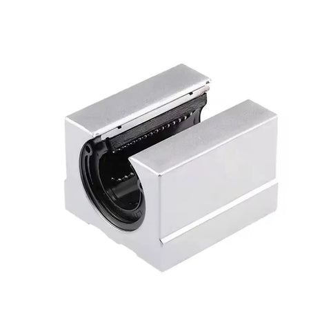 4 Pack Aluminum Block 20mm Linear Motion Ball Bearing Slide Block Set For SBR20 Linear Guide Rails, High Precision Smooth Movement, Durable Aluminum Blocks For DIY CNC And Robotics, silver aluminum bearing block