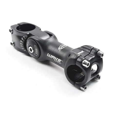 Beefy Adjustable 31.8Mm Bike Stem For Mountain Road BMX Fixie Cycling 90Mm Length 0 To 60 Degrees With Four Bolt Clamp Aluminum Alloy