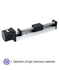 SFU12/16 Linear Motion Slide Table With Three Pitch Screw Options For Custom Single Or Multi Axis Platforms, Quick Nema 17 Or Nema 23 Motor Mounts, Integrated Ballscrew And Rail System For Smooth Precise Motion, side view