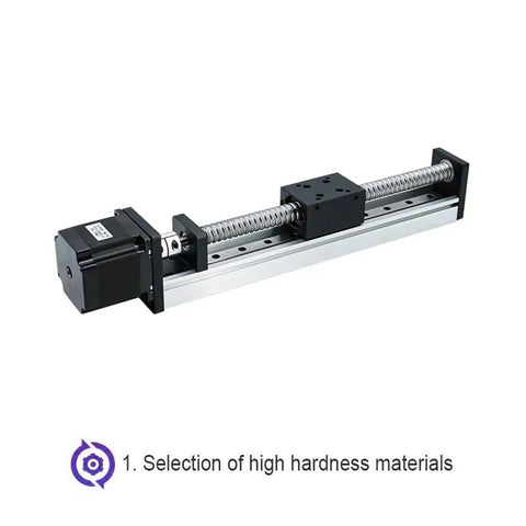 SFU12/16 Linear Motion Slide Table With Three Pitch Screw Options For Custom Single Or Multi Axis Platforms, Quick Nema 17 Or Nema 23 Motor Mounts, Integrated Ballscrew And Rail System For Smooth Precise Motion, side view