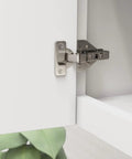 Close-up of Heavy Duty Full Overlay Soft Closing Euro Concealed Cabinet Hinges Face Frame Mounted for furniture.