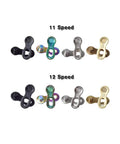 11 Speed Quick Link Set For Bicycle Chains, 4 Pairs Reusable Missing Links, Each About 2g, Fits 11 Speed Chains, Durable Silver 11s Color