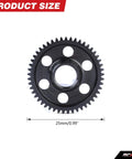 49T 0.5 Mod CNC Spur Gear Upgrade For Typhon Granite Mojave And Losi RC Cars Beefed Up Strength For 1/12 Scale Metal Gear