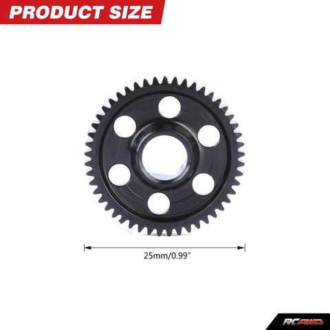49T 0.5 Mod CNC Spur Gear Upgrade For Typhon Granite Mojave And Losi RC Cars Beefed Up Strength For 1/12 Scale Metal Gear