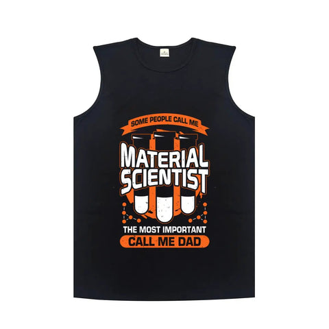Solid Men's Lightweight Cotton Tank Top, Cloud Soft Breathable Sleeveless Muscle Tee, Go-To Summer Undershirt For The Daily Grind And Weekend Adventure Rides