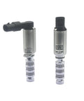 Front view of 2 Pcs Intake And Exhaust VVT Solenoids Set Compatible With Hyundai Sonata Elantra Coupe GT Tucson Kona And Kia Optima Forte Koup