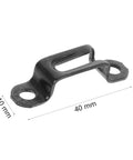 Hella Sturdy Invisible Furniture Connectors And Hidden Fasteners For Wardrobe Setup No Sweat Assembly Rock Solid Two In One Wood Joint Screws Quick Fit Cabinet Hardware For Any Project, metal connector, 40mm size, black steel finish.