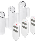 120dB Door And Window Alarm Sensor Kit With 3 Modes No Brainer Setup For Home Security Includes 3 Contact Sensors And 3 Remote Controls