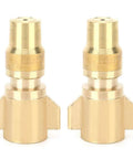 Copper Misting Spray Nozzle With Adjustable Spray Patterns For Greenhouse Cooling Pro Grade Water Sprayer Delivers Fine Atomization G One Quarter Thread
