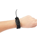 Anti Static Wrist Strap Eleven Inch Grounding Bracelet With Alligator Clip And Extendable Cable No Fuss Adjustable Fits Wrists Six To Eight Point Five Inches Red ESD Safe For PC Repair And Electronics Assembly on a wrist.