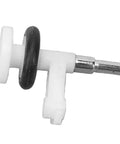 Universal Bobbin Winder Assembly For Sewing Machines Replacement Part KA0555000 Spindle Roller, white plastic and metal