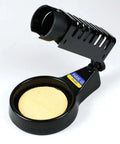 Heavy Duty Soldering Iron Stand With Weighted Base Built In Cleaning Sponge And 599B Tip Cleaner For Safer Mess Free Repairs