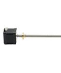 NEMA 17 stepper motor with lead screw and brass nut for 3D printers and CNC machines, featuring plug-and-play design with 1m cable.
