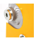 Close-up of a mounting bolt on a Beefed Up Hydraulic Oil Cooler Fan With 100 Liters Per Minute Flow Plate Heat Exchanger