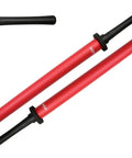 35 Inch Practice Padded Foam Sparring Swords Set With ABS Handle And PVC Core Red Two Safe Bokken Style Blades For Martial Arts Training