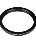 Aluminum M54 To M48 Step Down Adapter Ring For Lens Filters And Telescopes Converts 54mm 0.75 Pitch To 48mm 0.75 Pitch Lightweight 10g Black Finish