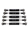 Beefed Up Aluminum RC Crawler Steering Link And Panhard Suspension Link Set Adjustable 75-80mm for 1/10 Scale SCX10 II III TRX4 TRX6