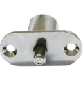 7 Pin Tubular Furniture Lock For Push Drawers And Cabinets Key Alike Zinc Alloy Housing And Cylinder M22xL23mm front view