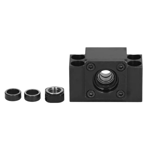 Heavy Duty Carbon Steel Ballscrew End Support for SFU1605 SFU1204 CNC Router with Built In Deep Groove Bearing and Lock Nut
