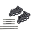 FBL Ball Linkage Rod For Align Trex 500 Helicopter With 75mm Long And 55mm Short Rods, ball-jointed RC heli linkage set