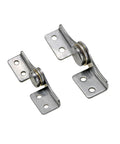 Damping hinge pair, 304 stainless steel, non-adjustable torque stop TB-Right 0.7N.m