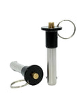 No Sweat 20 Millimeter Ball Lock Pin Featuring A Nifty Button Handle And Quick Release Mechanism Built For Handy Tool Repair Or Equipment Workshop Fixes.