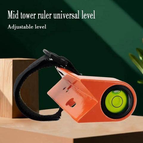 Dead On Precision Handheld 90 Degree Level With Universal Horizontal Bubble Sight And Adjustable Slope Guide Built For The Grind Fits One To One Point Two Five Inch Survey Poles Heavy Duty Metal Housing Sweet Smooth Adjustment Guaranteed