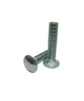 50 Pack 4 1/2 Inch Carriage Bolts Zinc Plated Full Thread Heavy Duty Hardware Assortment For Building And Maintenance Projects