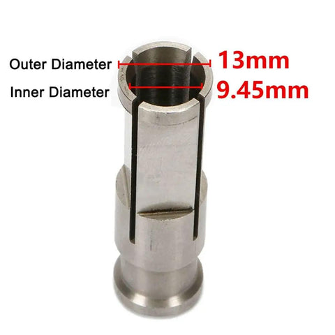 Golf Club Sleeve Installation Tool For Ferrules Quick And Easy Ferrule Setter For Wood Shafts Handy Workshop Gadget, metal tool with 13mm and 9.45mm diameters.