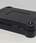 No Sweat Plug And Play CARB Emission Reporter With Lockstep Fuel Level Monitor, compact black device, USB port visible.