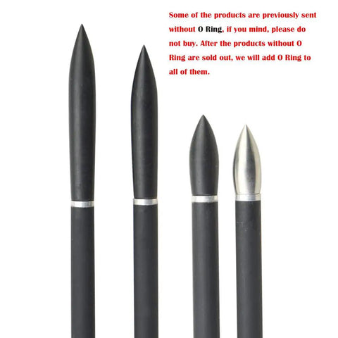 12 Pcs Archery Field Points Set Screw In Arrow Tips 100 150 200 250 300 350 Grain Black Stainless Steel 9 64 Inch Diameter
