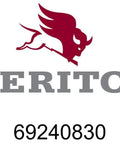 Meritor brake pad set, model 69240830, logo and part number displayed