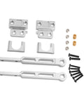 One Twelfth Scale RC Rear Axle Upgrade Kit With Aluminum Alloy Suspension Links And Sturdy Chassis Components For MN82 Pro