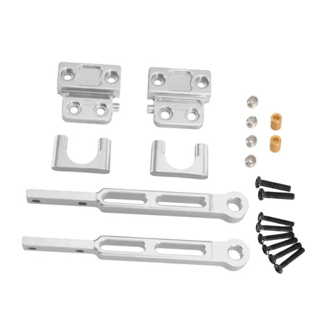 One Twelfth Scale RC Rear Axle Upgrade Kit With Aluminum Alloy Suspension Links And Sturdy Chassis Components For MN82 Pro