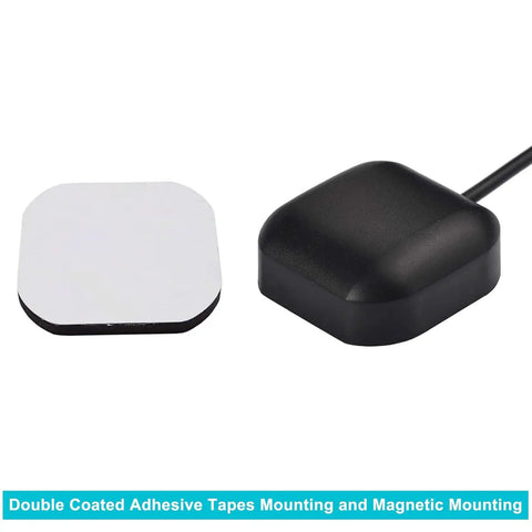 Active Car GPS Antenna With SMA Male Connector Waterproof Magnetic Mount Three Meter Cable base and antenna with tape