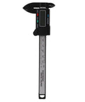 YUEHISY Digital Caliper Mini LED 0 100mm Plastic Lightweight Portable, showing black digital display and measuring scale.