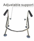 Heavy Duty Toilet Safety Rails With Adjustable Support Leg For Seniors, stainless steel grab bar with adjustable support