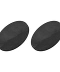 Pair of Round Graphite Block Disk Ingot Pro Grade Graphite Electrode Plate Sheet 100 by 5 Millimeter for Melting Casting and Electrolysis