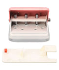 Three Hole Punch Handheld Paper Puncher With Five Sheet Capacity And Alignment Posts For B5 A5 A4 A6 A7 Sized Papers