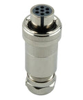 Tough As Nails Seven Pin Proportional Valve Connector With Full Metal Build providing dead serious signal transfer across hefty industrial hydraulic machinery.
