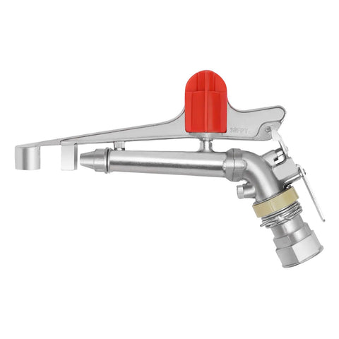 1.5 Inch Farm Irrigation Sprinkler For Large Areas, 360 Degree Adjustable Lawn Spray Gun, Heavy Duty Industrial Sprinkler