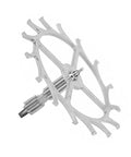 Pro Grade Escape Wheel For Watch Movement Replacement, alloy silver wheel for watchmakers, durable and portable