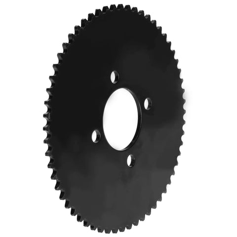 60 Tooth Sprocket With 35 Chain 51mm Bore Replacement For Go Kart And Predator Engines 79cc 212cc 420cc 6.5hp 13hp, black steel