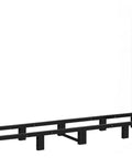 Beefy Heavy Duty Firewood Rack Eight Foot Outdoor Storage Stand For Indoor Fireplace Wood Holder, metal frame with ten legs