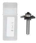 One Eighth Inch T Slot Router Bit With Quarter Inch Shank, Three Flute Ball Bearing Cutter And Half Inch Bearing, Tungsten Carbide Tip