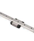 12mm Linear Rail With Block Mini Bearing Steel Slide Kit 150mm Length For Precision Motion In Automatic Equipment And Measuring Tools With Lubrication System, angled view