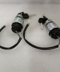 Jwdawn 2 Pcs Jk404C Ignition Key Switch For Electric Forklift, Golf Cart, Trailer, Caravan with keys and connectors.