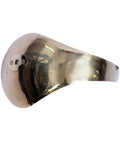 Foil And Epee Hand Guard Replacement Plate For Competition, Lightweight 13cm Hand Protector Pad With Easy Install, Gold Finish