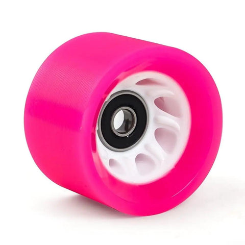 Pink wheel from 8 Pack PU Roller Skate Wheels 58x39mm For Double Row Quad Skates Replacement Wheels 82A 90A 92A 95A